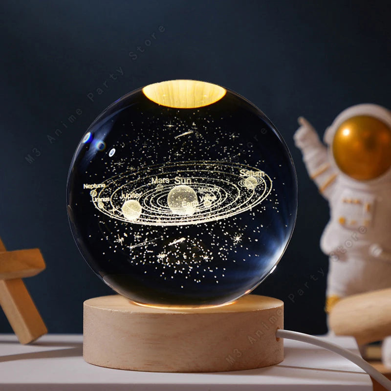 LunarDrops™ Galactic Dreams 3D Crystal Ball