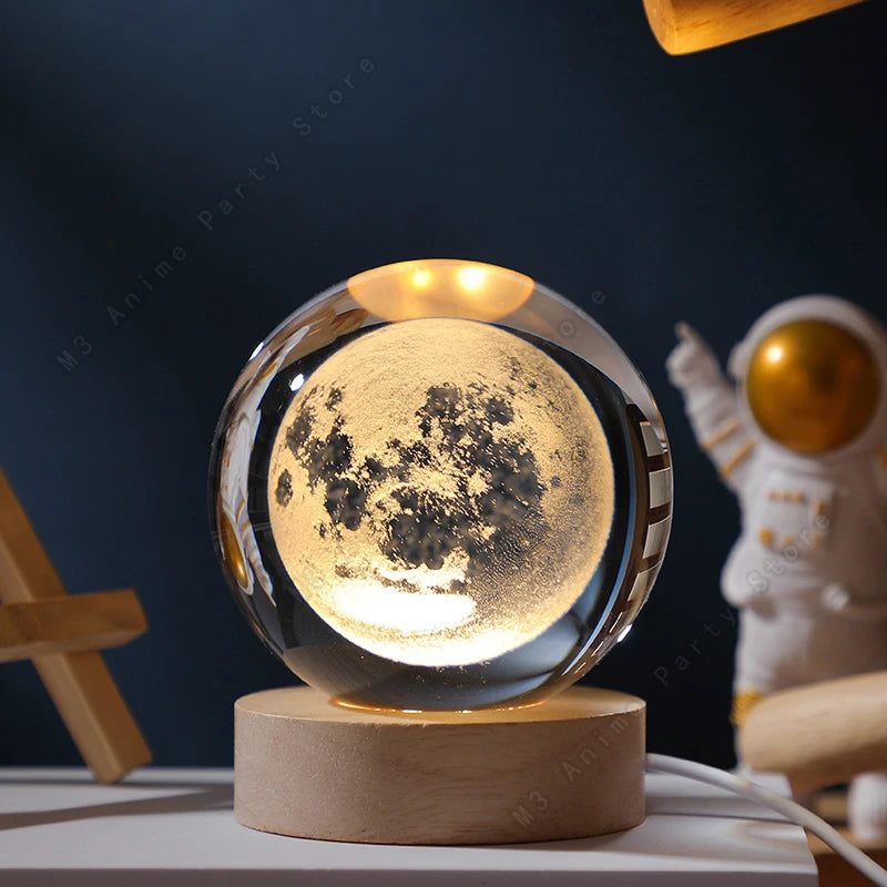 LunarDrops™ Galactic Dreams 3D Crystal Ball